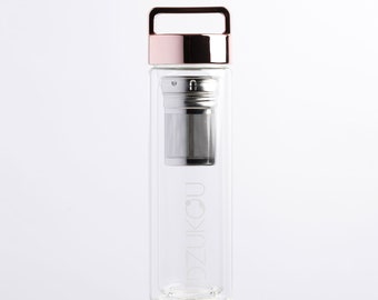 Hydrate Rose Gold Thermo Bottle Fitvia Iron Flask Kids Water