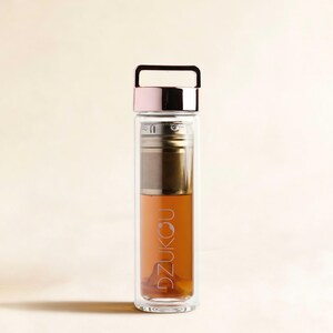 Borosilicate Glass Water Bottle, 15oz Heat Resistant Clear Glass - View #10
