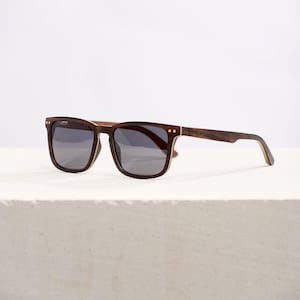 Dzukou Rage - Lunettes de soleil en bois - Lunettes de soleil en bambou - Lunettes de soleil femme  - Lunettes de soleil polarisées Femme