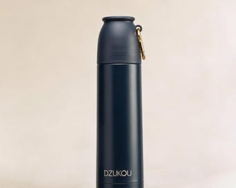 ステンレス製魔法瓶 350ml | ブラック | 漏れ防止断熱フラスコ
