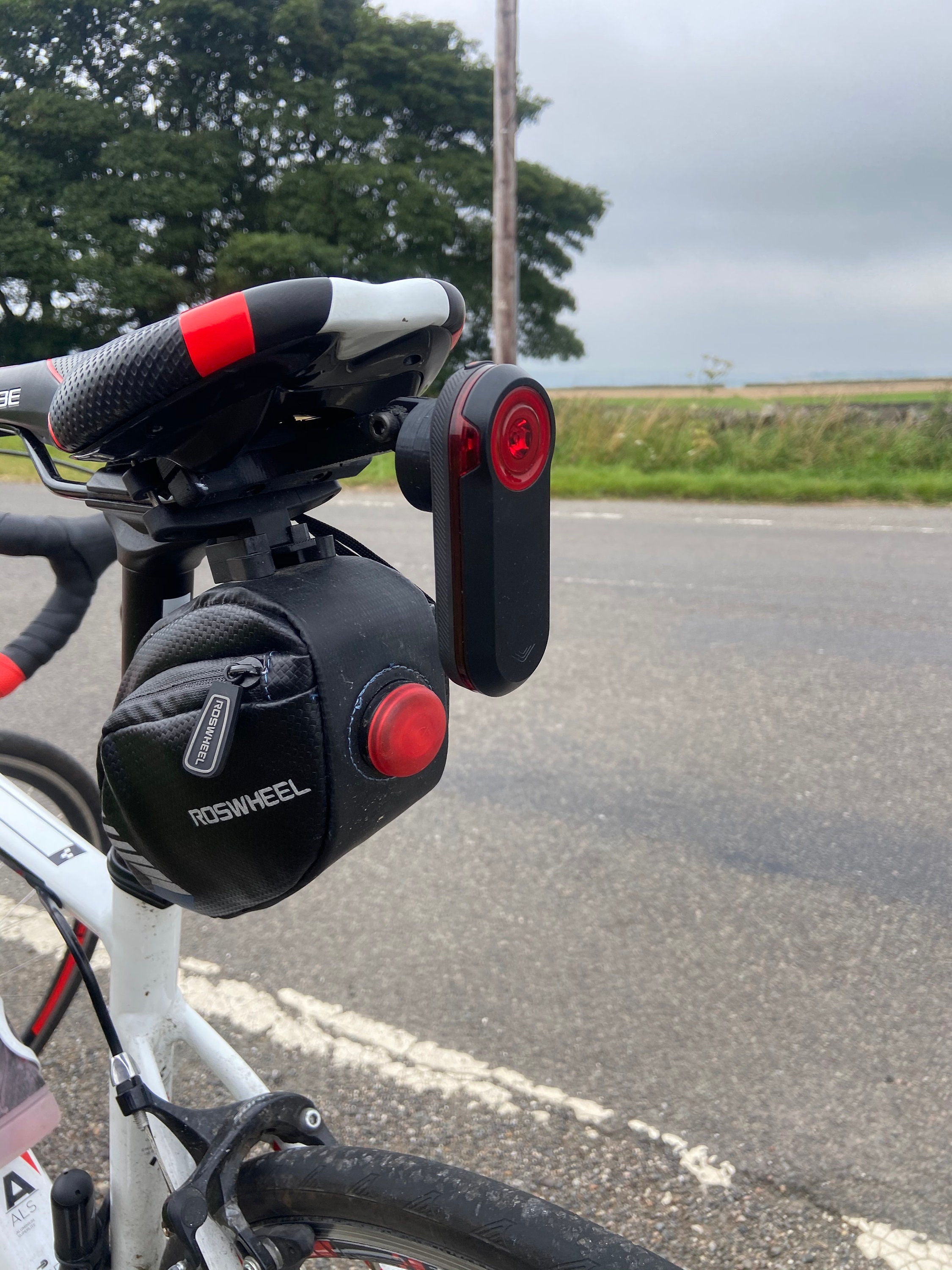 Garmin Varia Saddle Mount 3D Printed 