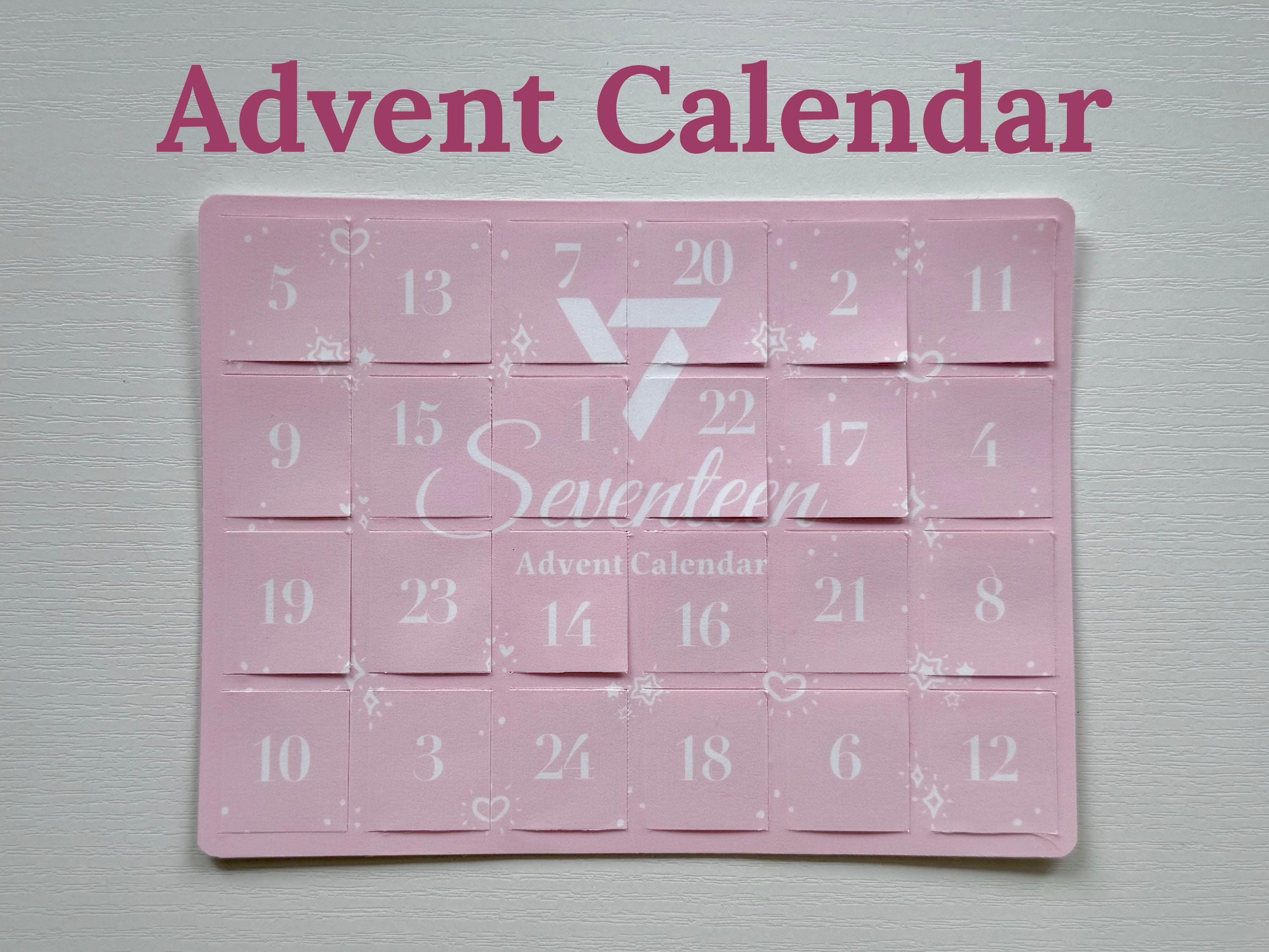 アイドル SEVENTEEN 2021 OFFICIAL CALENDAR Seventeen OFFICIAL