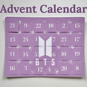BTS Sticker Advent Calendar BT21