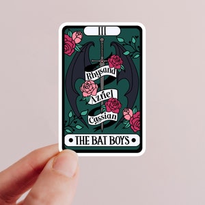 Bat Boys Sticker - ACOTAR Inspired - Rhysand - Azriel - Cassian