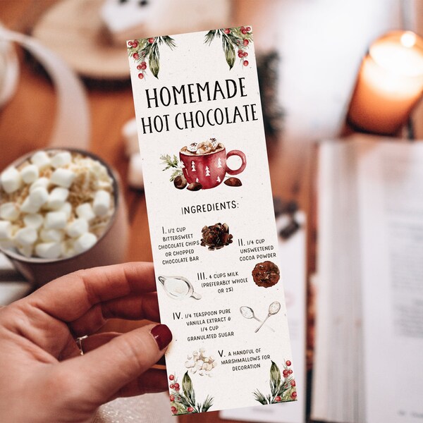 Cookbook Bookmark Etsy