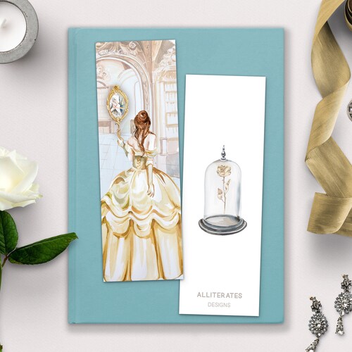 Beauty and the Beast Bookmark Grand Staircase - Etsy