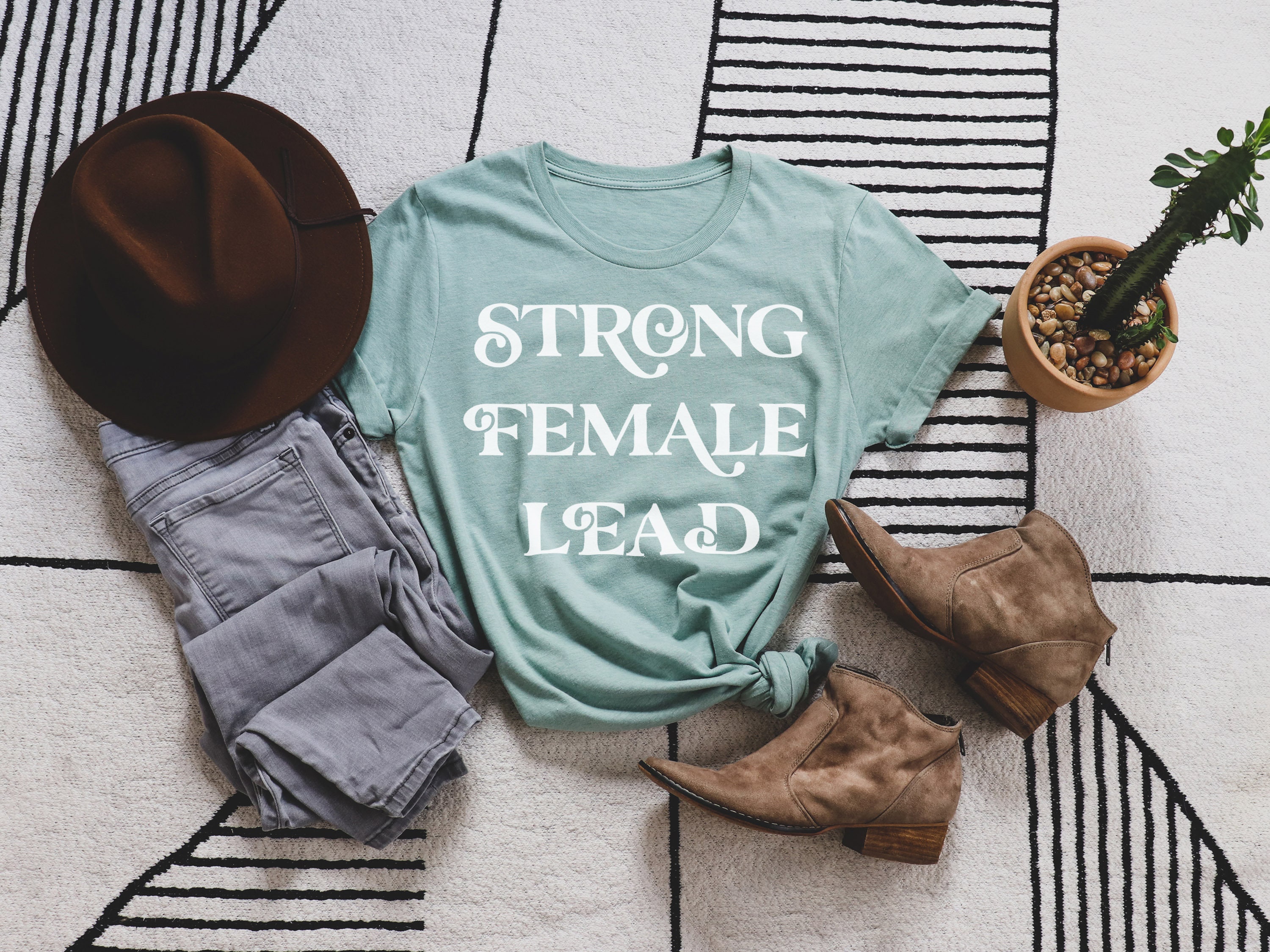 Strong Female Lead Shirt Feminist Shirt Shirt for Reader Etsy