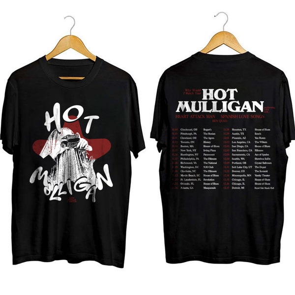 Hot Mulligan PNG, Why Would I Watch Tour 2023 PNG, Digital Download, PNG High Quality