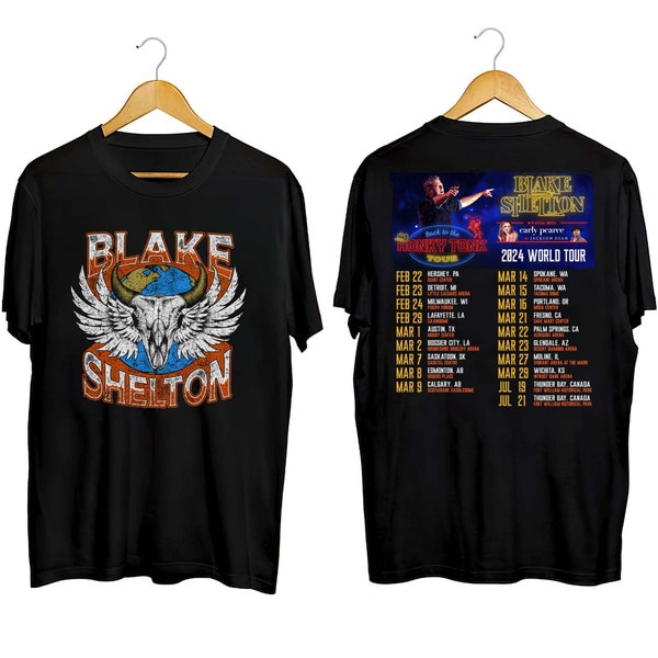 Blake Shelton 2024 PNG, Back To The Honky Tonk Tour PNG, Digital Download, Instant Download, World Music Tour 2024 PNG