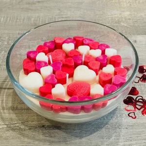 Sweet Heart Candle Bowl |  Birthday Gift | Dessert Lovers | Baby Shower | Wedding, or Anniversary Gift | Holiday Gift |