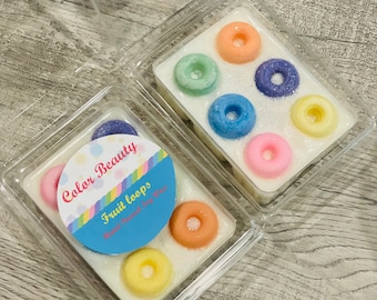 Fruit Loops Scented Wax Melt: Hand-Poured Soy Wax