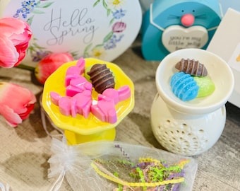 Mini Easter and Spring Wax Melts | STRONG SCENTED Wax Melt | Birthday Gift | Baby Shower | Holiday Gift |