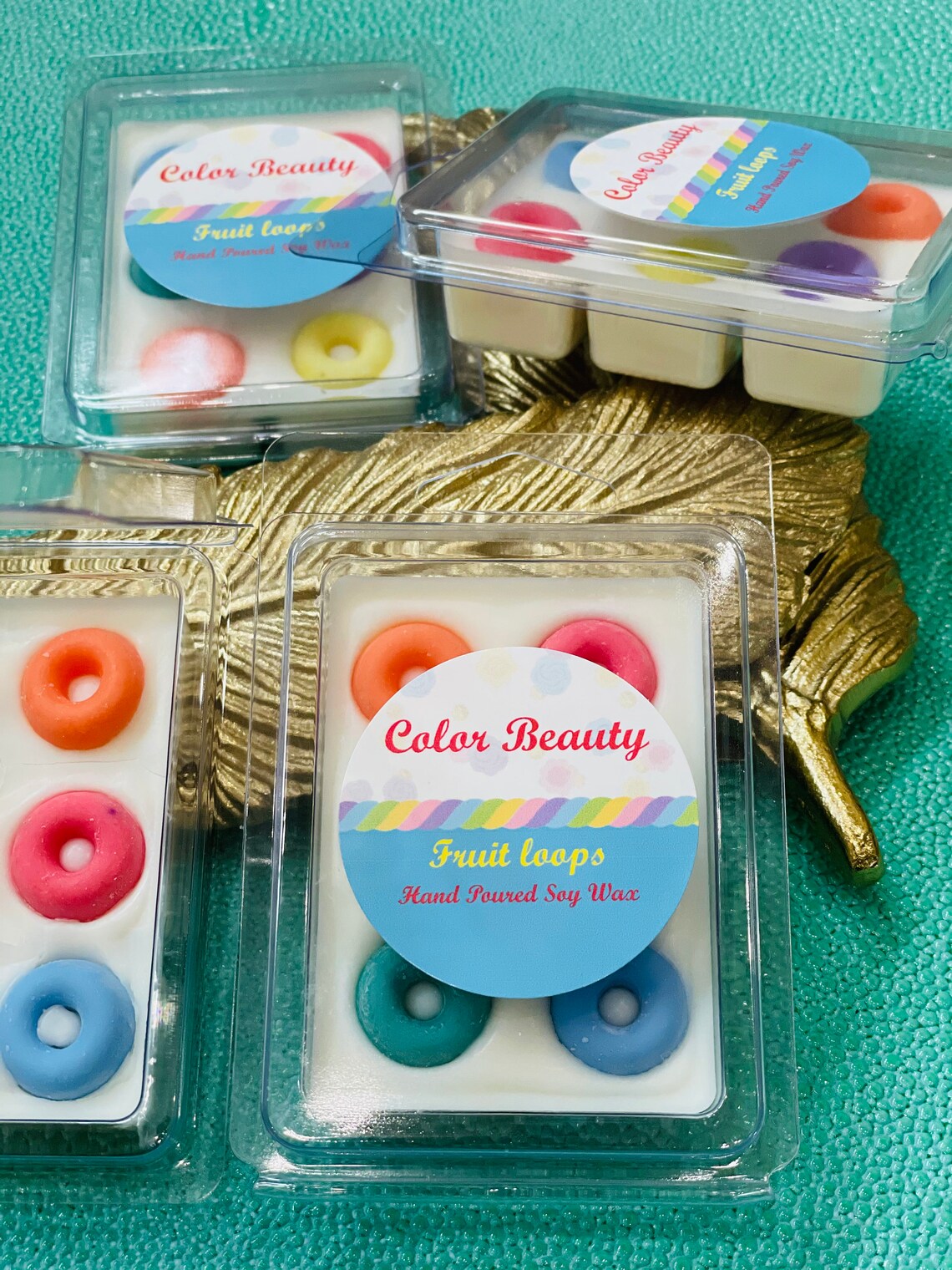 Candle Gift Set Fruit Loops Cereal Bowl Candle With Metal Etsy