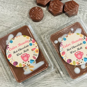 Hot Chocolate Wax Melt | Holiday Gift | STRONG Scented Wax Melts | Gift Ideas | Wax Melt Tarts for Warmer in Home | Soy Wax Melts