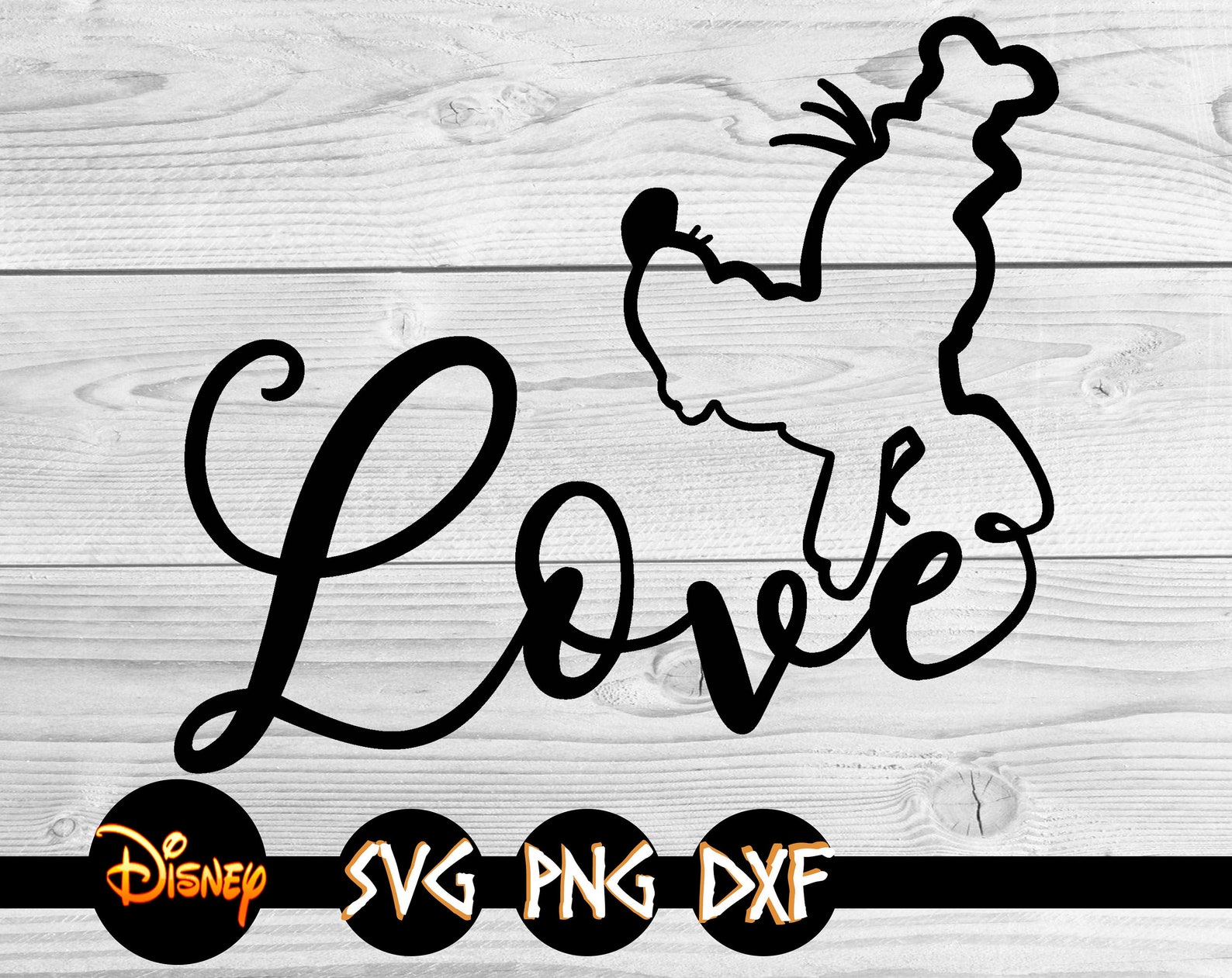 Goofy Love svg Goofy svg Disney svg Cricut Sihouette | Etsy