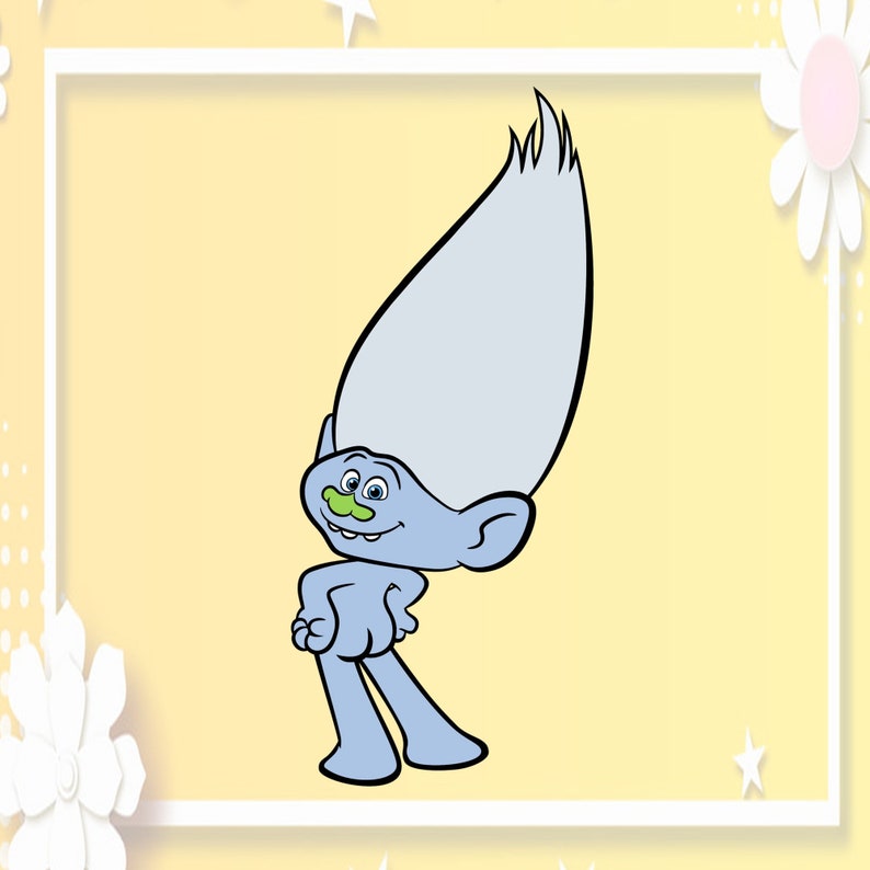 Download Guy Diamond svg dxfpngTrolls SVG DXFPNG Clipart Cricut | Etsy