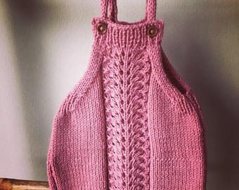 Barboteuse Bebe En Tricot Etsy