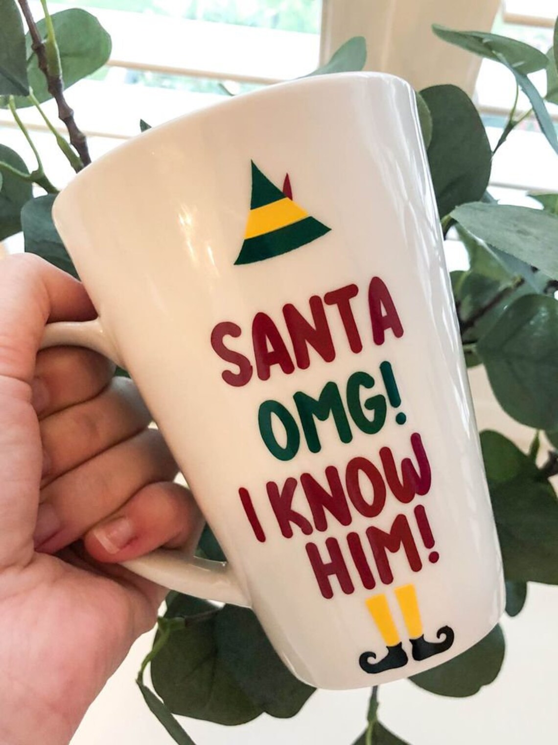 Christmas Themed Elf Mugs Elf Movie Elf Quotes and Phrases Etsy