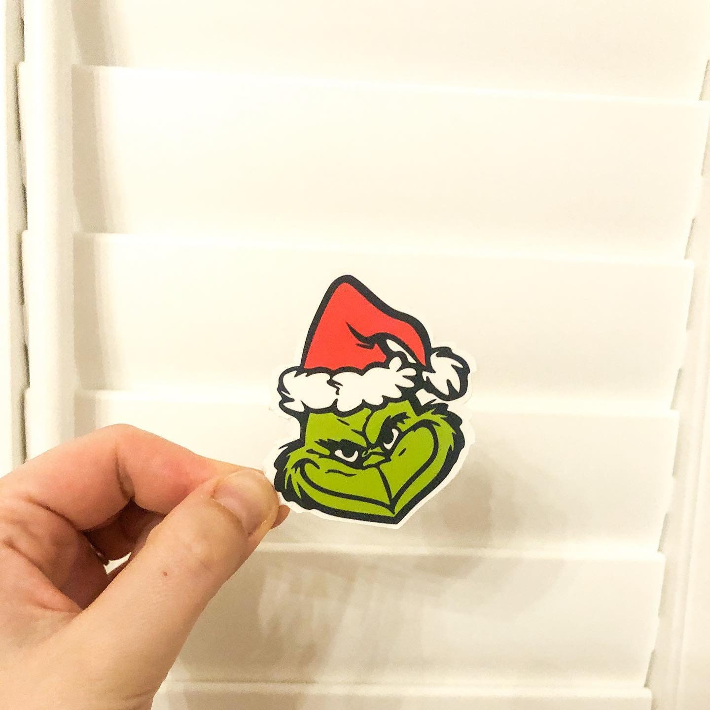 Printable Grinch Stickers