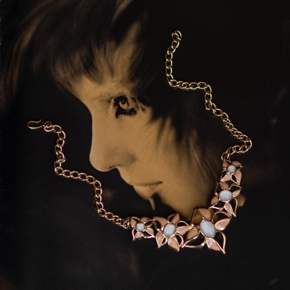 Buy Vintage Gold Tone Open Work Floral Necklace From Monet Online 