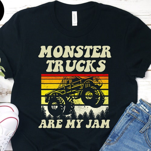 OFF Monster Trucks Are My Jam Unisex T 