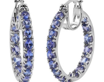 Orecchini A Cerchio In Filigrana Con Fiore - Argento 925 - 22mm, Disponibili Anche In Oro Giallo E Oro Rosa - 5