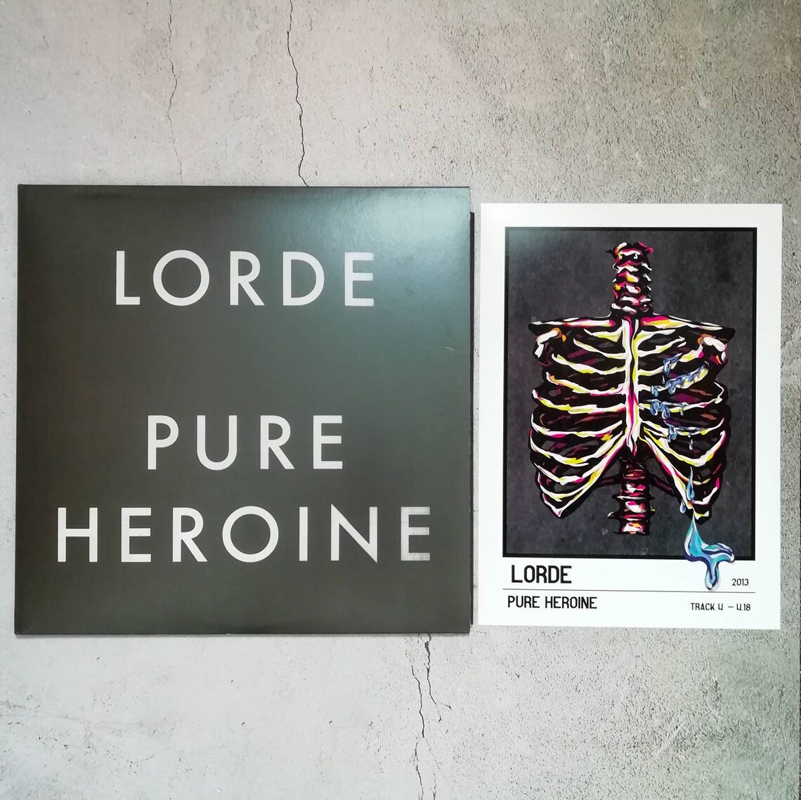 Ribs Lorde inspiriert Pure Heroine Album Etsy