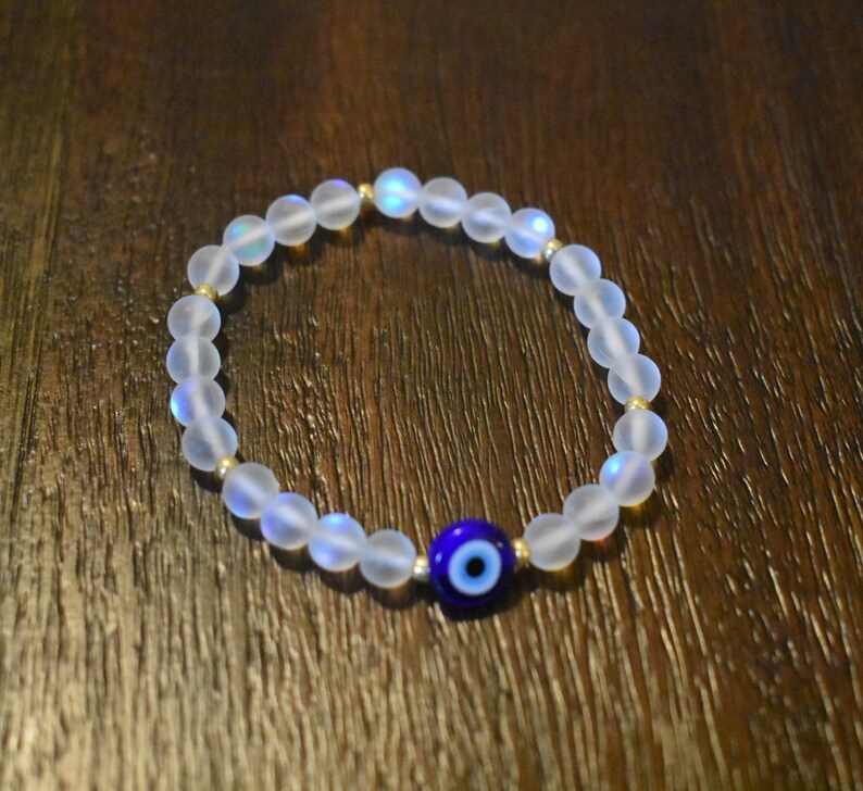 Translucent Evil Eye Bracelet Protection Collection