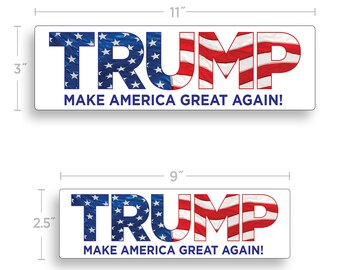 TRUMP VANCE 2024 Bumper Stickers | Vinyl | Water-resistant