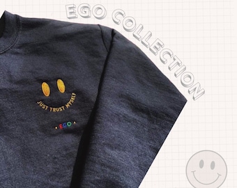 ego sweatshirt - embroidered