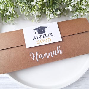 Glückwunschkarte zum Abitur ABI, Gutscheinverpackung, Glückwünsche zum Abitur, Abiturgeschenke , Abitur Geldgeschenk Personalisierung