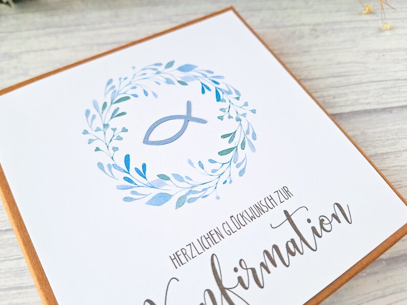 Geldgeschenk zur Konfirmation, Geschenkbox Konfirmation, Geschenkset, Wunscherfüller, Konfirmation Geschenk, Geschenkideen, Verpackung Geld imagen 3