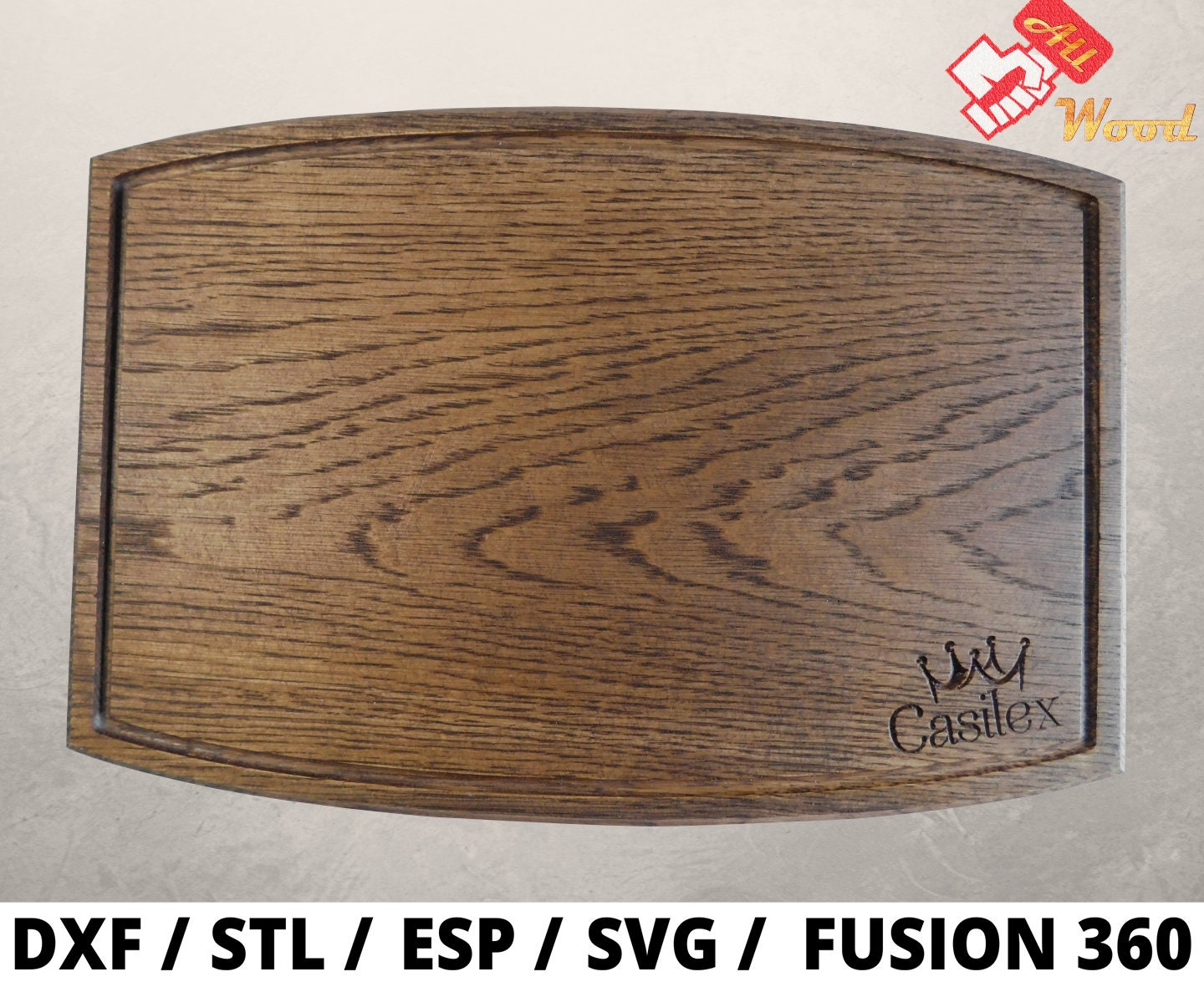 CNC File for Wood / Cutting Board Cnc File/ Stl Cheese Board / Etsy