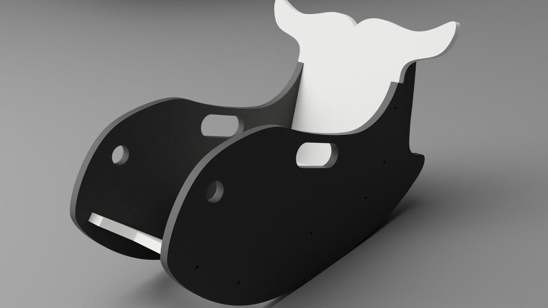 CNC File for Wood / CNC File Rocker Balance Board / STL Files Etsy