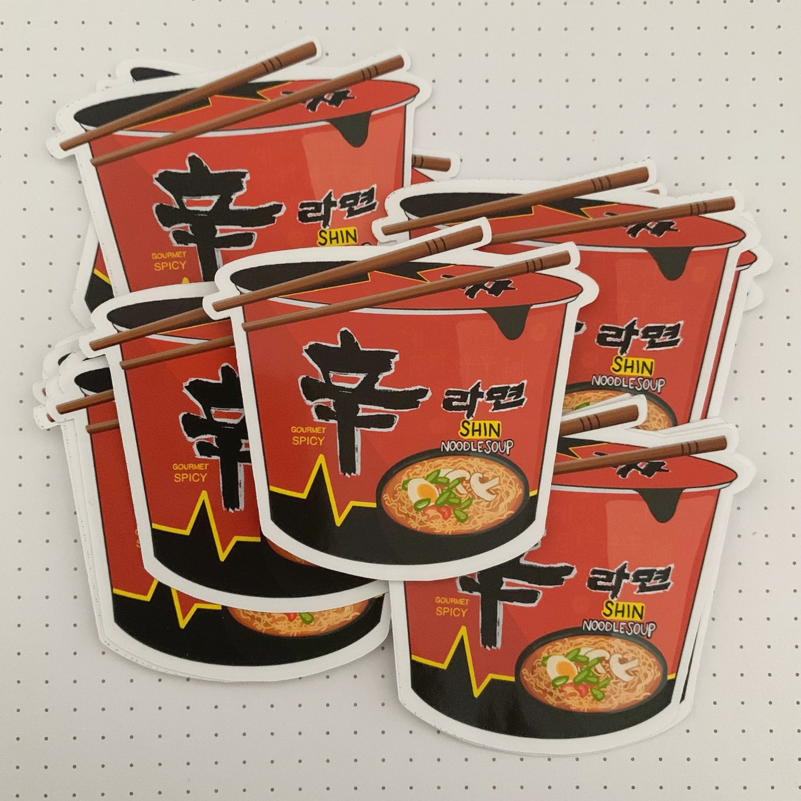 Shin Cup Noodle Sticker Journal Sticker Planner Stickers Etsy