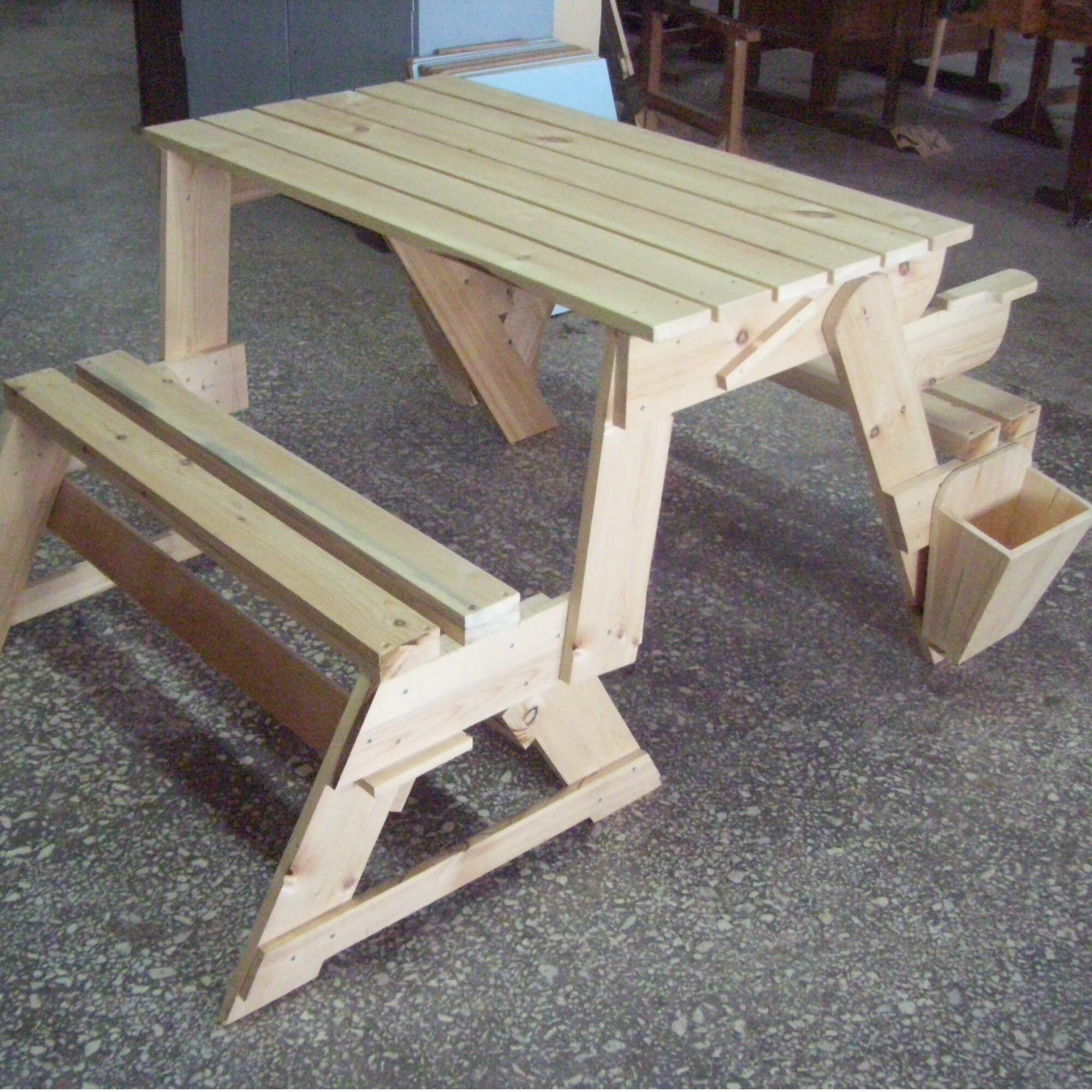 Mesa de picnic de madera banco multipropósitos PRINTABLE Plan | Etsy