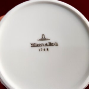 Sucrier avec couvercle Villeroy & Boch 1748 en porcelaine blanche de haut de gamme de la célèbre maison image 9