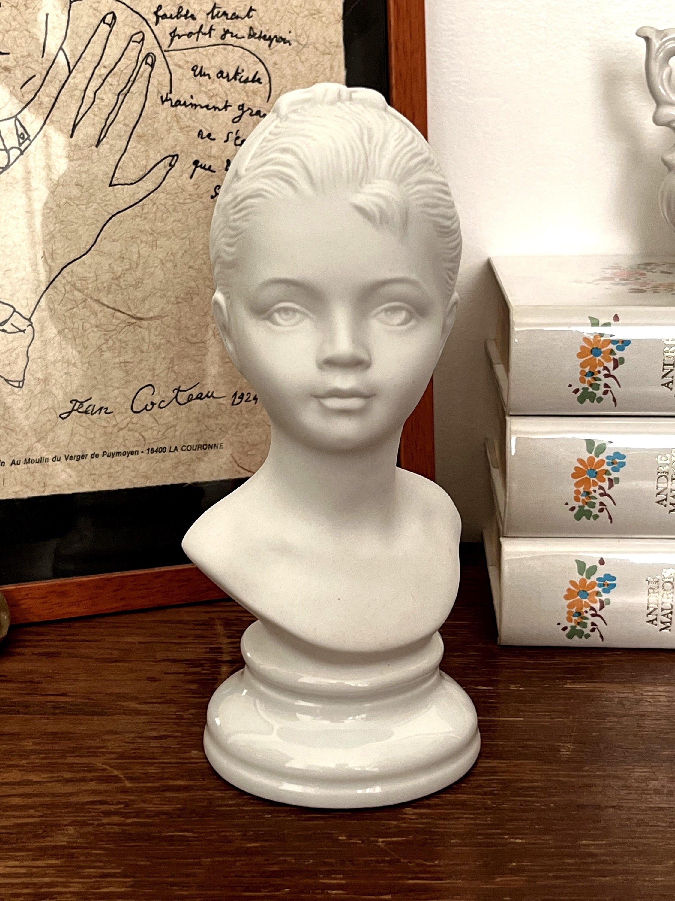 アレクサンドル・ブロンニャール ルイーズ像 胸像 アンティーク