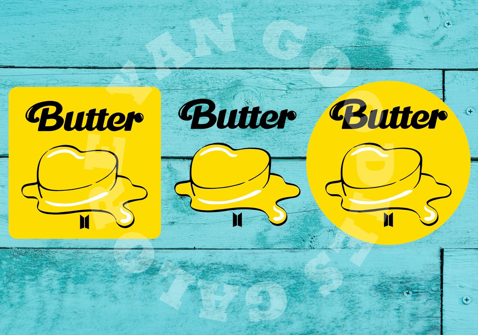 BTS Butter Logo / ARMY Butter BTS Merch Kpop decal svg png | Etsy