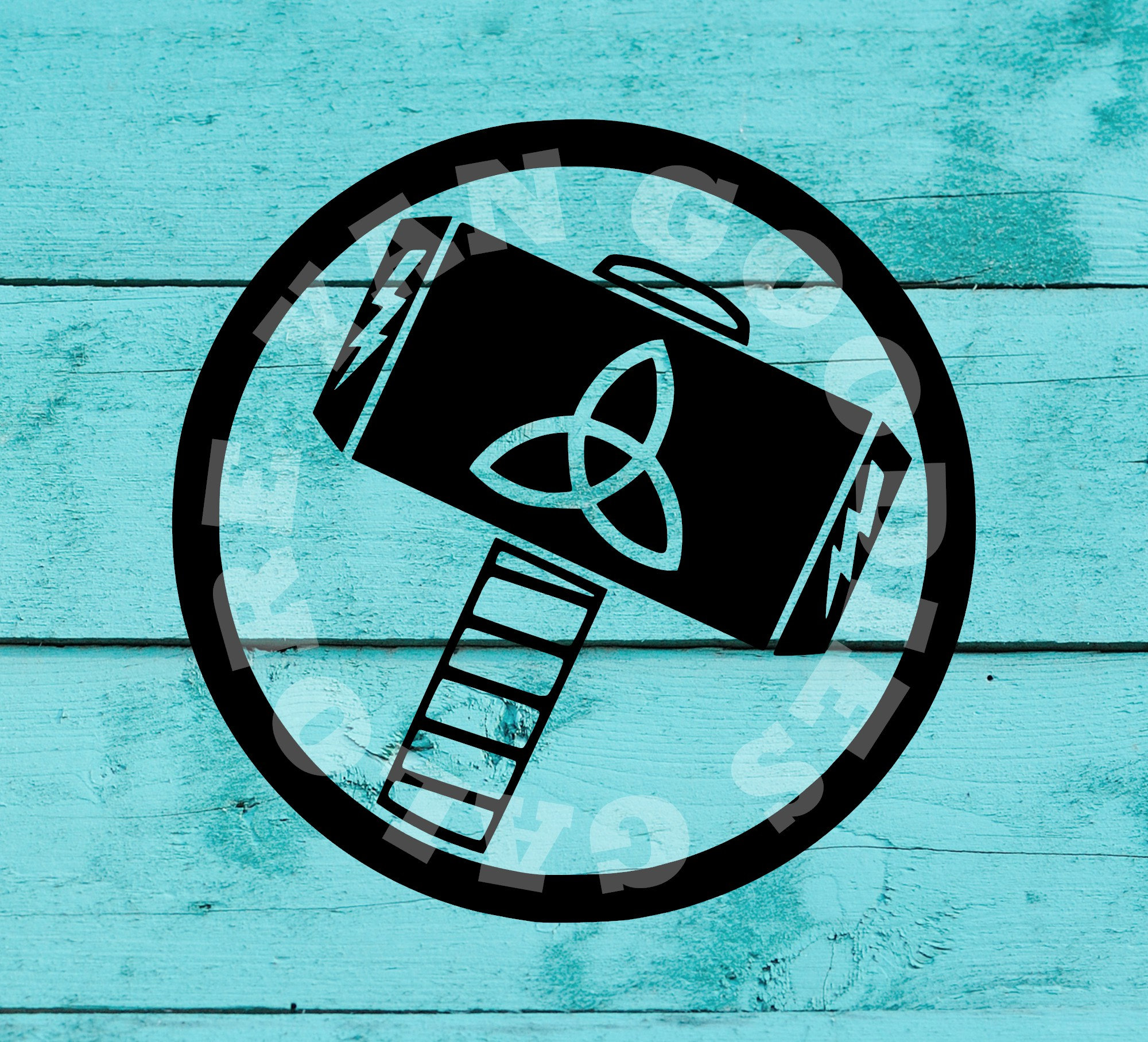 Thor Hammer Logo Avengers Marvel SVG PNG INSTANT Digital Etsy