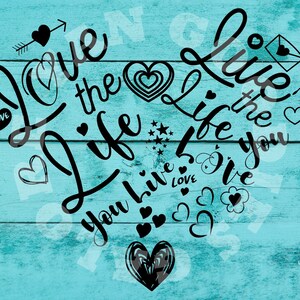 Love The Life You Live Live The Life You Love Love The Life Etsy Love The Life You Live Live The Life You Love Love The Life Etsy