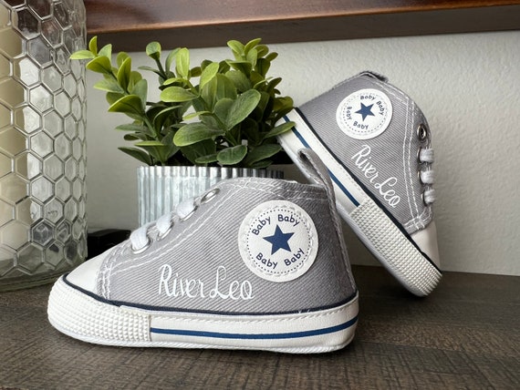 Baby Shoes Baby Sneakers Converse Babys 1st Shoes Crib Shoes Baby Shower  Gift New Baby Gift Black Glitter Bling Star Shoes Baby High Tops 