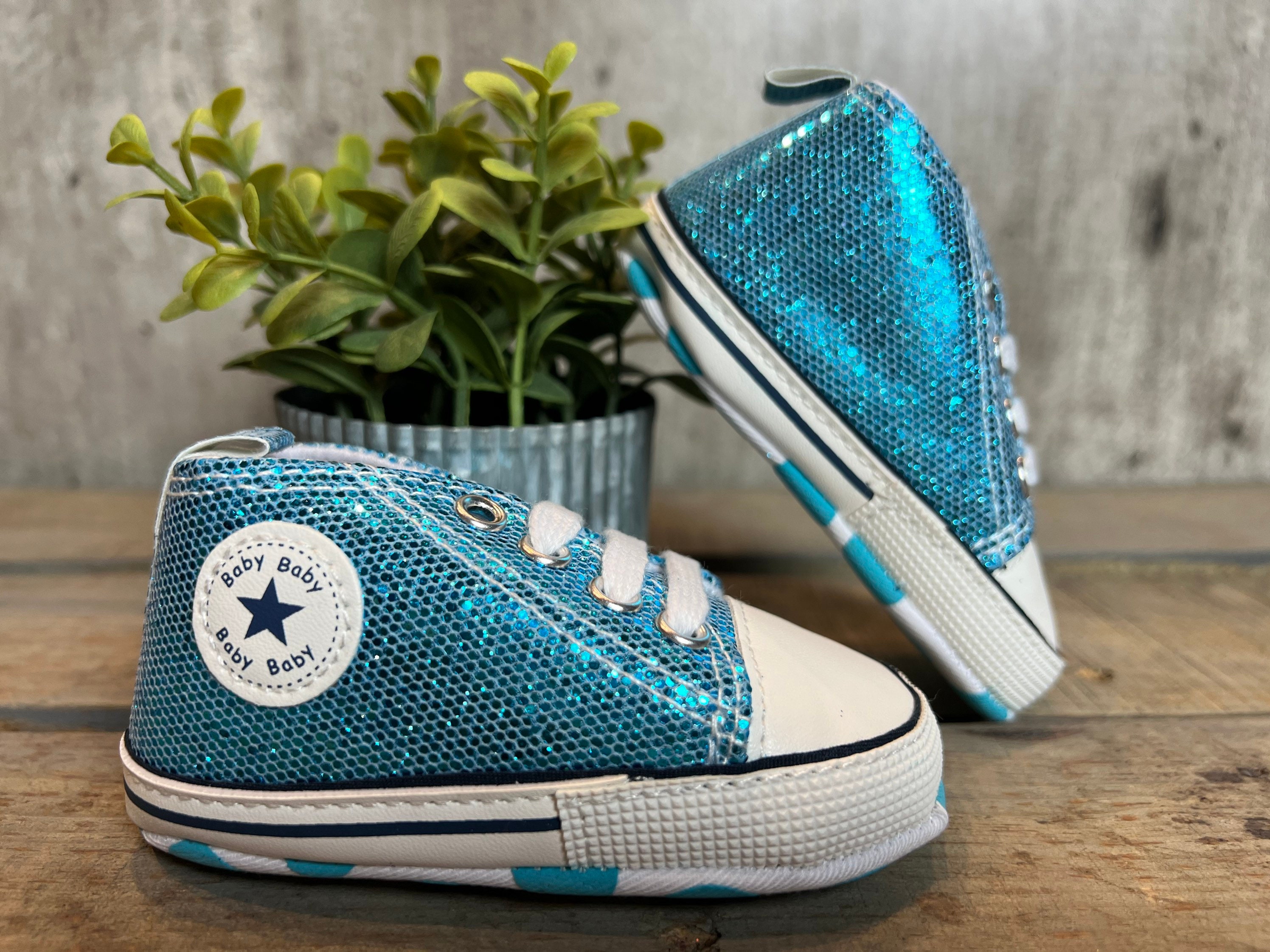 Baby High Top Sneakers Like Converse Babys 1st Shoes - Etsy