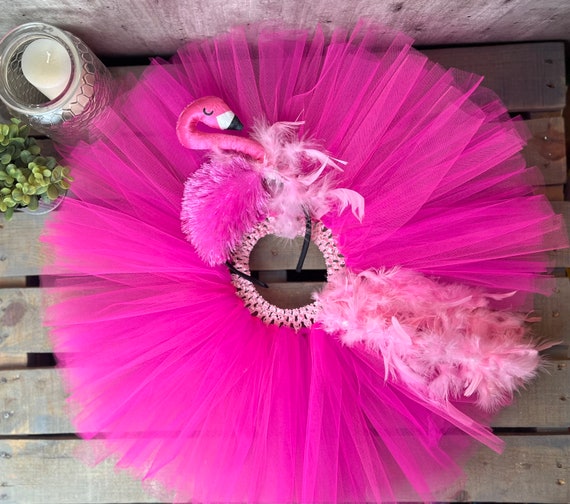 Flamingo Costume Tutu Skirt Halloween Costume Halloween Costume Idea  Halloween Costume for Girl Flamingo Party Flock Get Flocked up Feather 