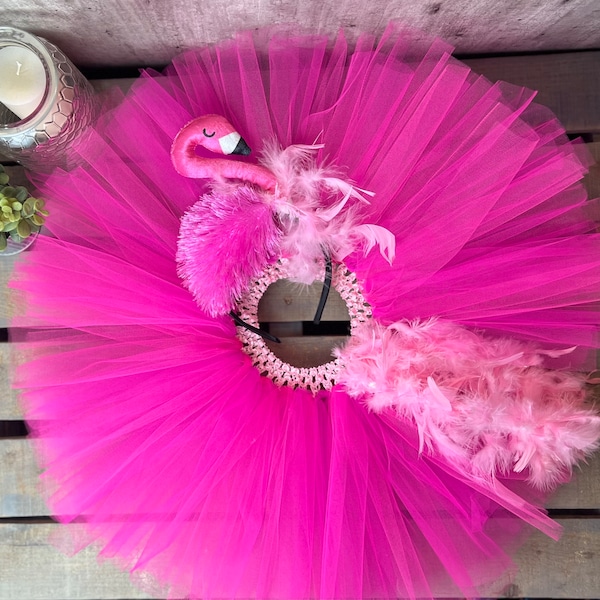 Flamingo Kostüm selber machen - Tutu