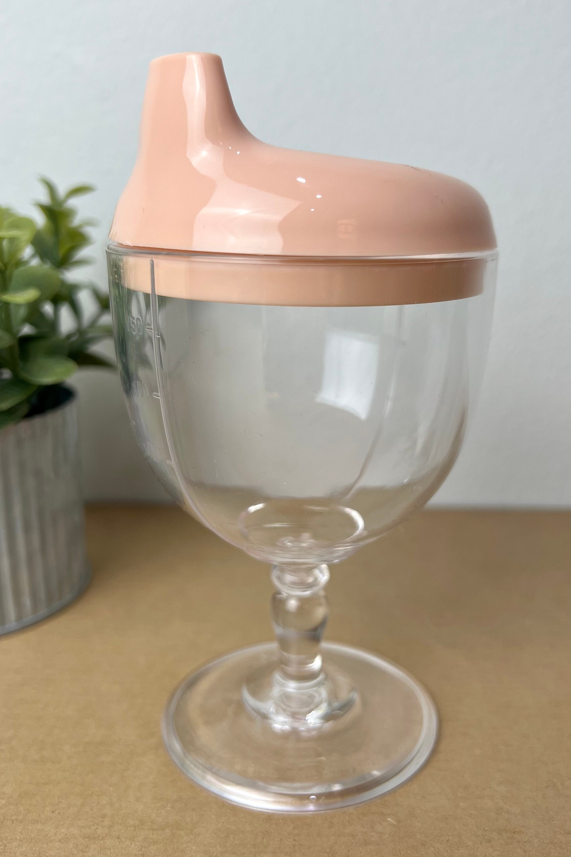 Sippy Cup Wine Glass KFT Toddler Sippy Cup Plastic Wine Glass