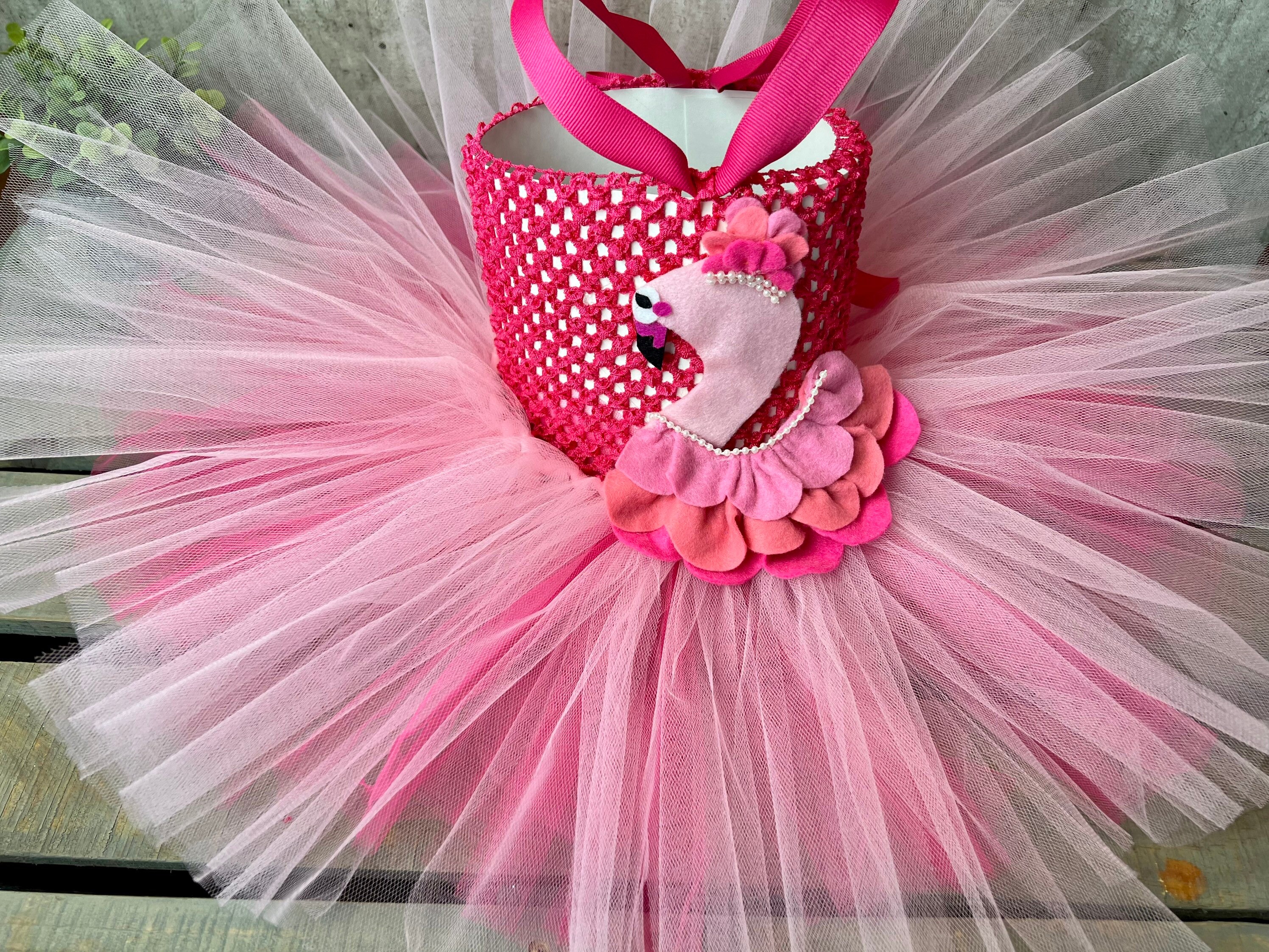 Flamingo Costume Tutu Skirt Halloween Costume Halloween Costume Idea  Halloween Costume for Girl Flamingo Party Flock Get Flocked up Feather 