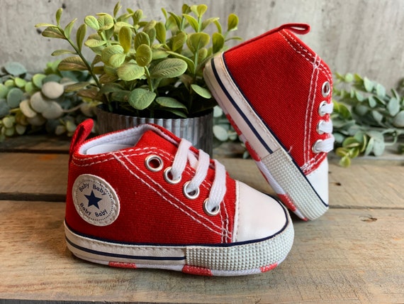 Baby Sneakers Like Converse Babys 1st - Etsy