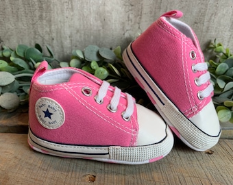 Pink Baby Converse | Etsy