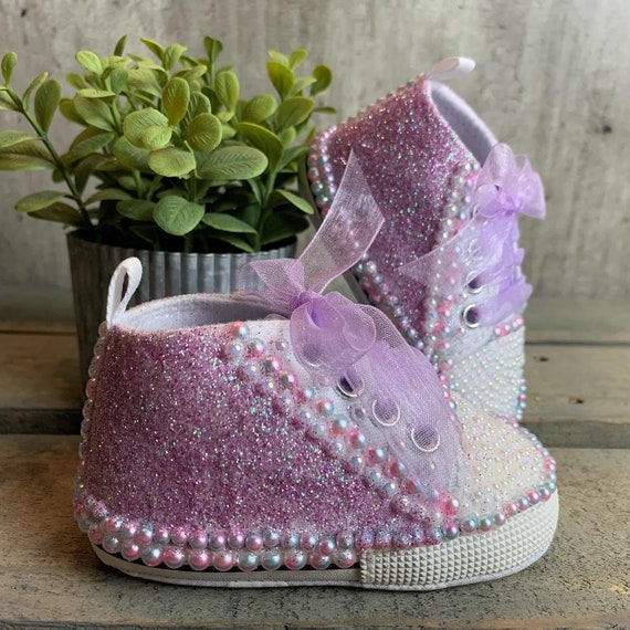Lavender baby shoes Clearance